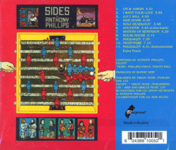 ANTHONY PHILLIPS/Sides (1978/4th) (アンソニー・フィッリプス/UK)