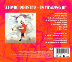 ATOMIC ROOSTER/In Hearing Of (1971/3rd) (アトミック・ルースター/UK)