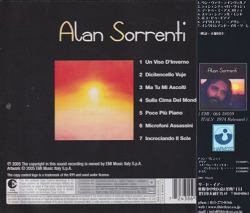 ALAN SORRENTI/Same(アラン・ソレンティ)(Used CD) (1974/3rd) (アラン・ソレンティ/Italy)