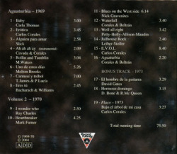 AGUATURBIA/Complete Tracks (1969+70/1+2th) (アグアトゥルビア/Chile)