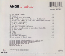 ANGE/...memo(Used CD) (1994/Comp.) (アンジュ/France)