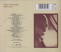 BRIAN ENO/Music For Films (1976/5th) (ブライアン・イーノ/UK)