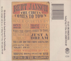 BERT JANSCH/When The Circus Comes In Town(Used CD) (1995/15th) (バート・ヤンシュ/UK)