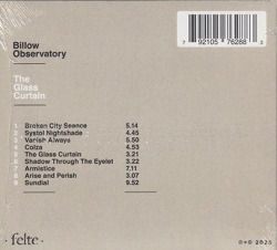 BILLOW OBSERVATORY/The Glass Curtain (2025/5th) (ビロウ・オブザーヴァトリー/Denmark,USA)