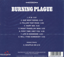 BURNING PLAGUE/Same (1970/1st) (バーニング・プラグ/Belgium,Holland)
