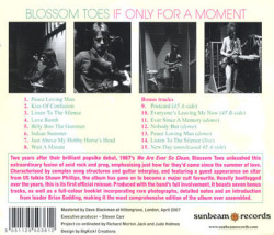 BLOSSOM TOES/If Only For A Moment (1969/2nd) (ブロッサム・トゥズ/UK)