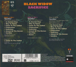 BLACK WIDOW/Sacrifice: Collector's 2CD+DVD Edition (1970/1st) (ブラック・ウィドウ/UK)