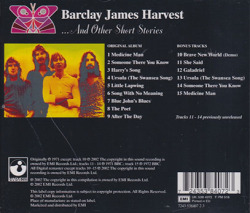 BARCLAY JAMES HARVEST/And Other Short Stories(Used CD) (1971/3rd) (バークレー・ジェームス・ハーヴェスト/UK)