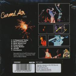 CURVED AIR/Live (1975/Live) (カーブド・エアー/UK)