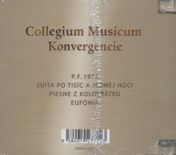 COLLEGIUM MUSICUM/Konvergencie(2CD) (1971/2nd) (コレギウム・ムジカム/Slovak)