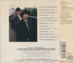 CLIVE GREGSON & CHRISTINE COLLISTER/Love Is A Strange Hotel(ラヴ・イズ・ア～)(Used CD) (1990/4th) (グレッグソン＆コリスター/UK)