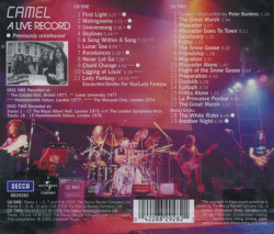 CAMEL/A Live Record(2CD) (1978/Live) (キャメル/UK)