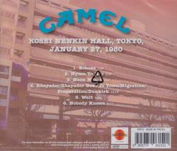 CAMEL/Kosei Nenkin Hall, Tokyo, January 27, 1980 (1980/Live) (キャメル/UK)