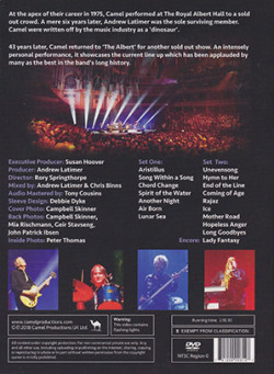CAMEL/Live At The Royal Albert Hall(DVD) (2018/Live) (キャメル/UK)