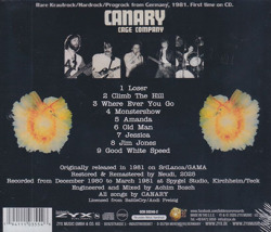 CANARY/Cage Company (1981/only) (カナリー/German)