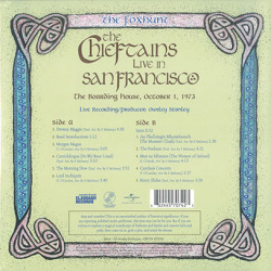 THE CHIEFTAINS/The Foxhunt: Live In San Francisco 1973(LP) (1973/Live) (ザ・チーフタンズ/Ireland)