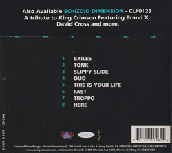 DAVID CROSS/Exiles(Used CD) (1997/4th) (デヴィッド・クロス/UK)