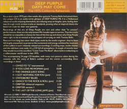 DEEP PURPLE/Days May Come And Days May Go (Used CD) (1975/Unreleased) (ディープ・パープル/UK,USA)