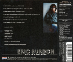 ERIC BURDON/Live In Hollywood(ライヴ・イン・ハリウッド) (1975/Unreleased Live) (エリック・バードン/UK)