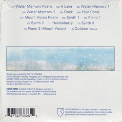 EMILY A. SPRAGUE/Water Memory + Mount Vision (2017+18/5+6th) (エミリー・A・スプレイグ/USA)