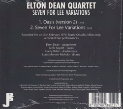 ELTON DEAN QUARTET/Seven For Lee Variations: On Italian Roads Vol.2 (1979/Live) (エルトン・ディーン・クァルテット/UK)