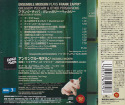 ENSEMBLE MODERN Plays FRANK ZAPPA/Greggery Peccary(グレッガリー・ペッカリー)(Used CD) (アンサンブル・モデルン/USA)