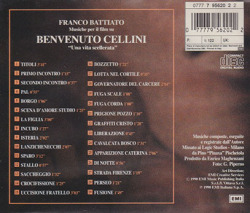 FRANCO BATTIATO/Musiche Per Il Film Su Benvenuto Cellini 