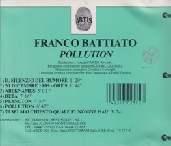 FRANCO BATTIATO/Pollution(Used CD) (1972/2nd) (フランコ・バッティアート/Italy)
