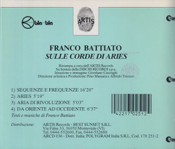 FRANCO BATTIATO/Sulle Corde Di Aries(Used CD) (1973/3rd) (フランコ・バッティアート/Italy)