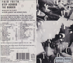 FRED FRITH/Step Across The Border(Used CD) (1990/7th) (フレッド・フリス/UK)
