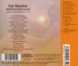 FAIR WEATHER/Beginning From An End(ビギニング・フロム・アン・エンド) (1971/1st) (フェア・ウェザー/UK)