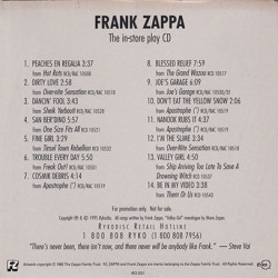 FRANK ZAPPA/Clean American Version(Used CD) (1969-84/Comp.) (フランク・ザッパ/USA)