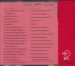 FRANK ZAPPA/Guitar(フランクのギタッパ運指法)(Used 2CD) (1988/Live) (フランク・ザッパ/USA)