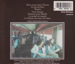 FIORI-SEGUIN/Deux Cents Nuits A L'Heure(Used CD) (1978/only) (フィオリ・セガン/Canada)