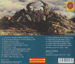 GIANT CRAB/A Giant Crab Comes Forth(Used CD) (1968/1st) (ジャイアント・クラブ/USA)