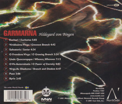 GARMARNA/Hildegard Von Bingen(Used CD) (2001/5th) (ガルマルナ/Sweden)
