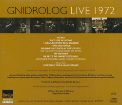 GNIDROLOG/Live 1972 (1972/Live) (ニドロログ/UK)