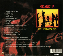GRANICUS/Same (1973/only) (グラニクス/USA)