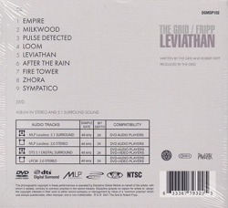 THE GRID/ROBERT FRIPP/Leviathan(CD+DVDA) (2021) (ザ・グリッド/ロバート・フリップ/UK)