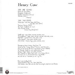 HENRY COW/Leg End(LP) (1973/1st) (ヘンリー・カウ/UK)