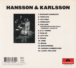 HANSSON & KARLSSON/Same(Used CD) (1967-69/Comp.) (ハンソン＆カールソン/Sweden)