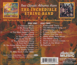 INCREDIBLE STRING BAND/5000 Spirits...+The Hangman's...(Used 2CD) (1967+68/2+3th) (インクレディブル・ストリング・バンド/UK)