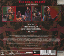 INCREDIBLE STRING BAND/The Lost Broadcasts (1970/DVD) (インクレディブル・ストリング・バンド/UK)