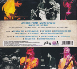 JACK BRUCE & FRIENDS/The Bottom Line Archive(2CD) (1980/live) (ジャック・ブルース＆フレンズ/UK,USA)
