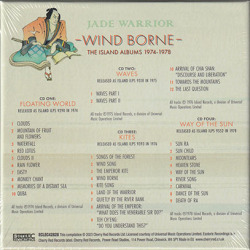 JADE WARRIOR/Wind Borne: The Island Albums 1974-1978(4CD Box) (1974-78/4-7th) (ジェード・ウォリアー/UK)