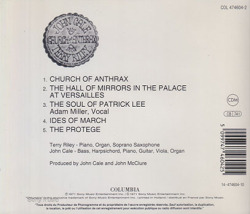 JOHN CALE & TERRY RILEY/Church Of Anthrax(Used CD) (1971/only) (ジョン・ケイル＆テリー・ライリー/USA)