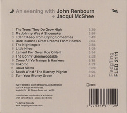 JOHN RENBOURN + JACQUI McSHEE/An Evening With (2000s/Live) (ジョン・レンボーン＆ジャッキー・マクシー/UK)