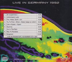 JANE/Graceful Virgin(Used CD) (1992/Live) (ジェーン/German)