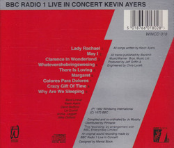 KEVIN AYERS/BBC Radio 1 Live In Concert(Used CD) (1972/Live) (ケヴィン・エアーズ/UK)