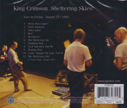 KING CRIMSON/Sheltering Skies: Live In Frejus August 27th 1982 (1982/Live) (キング・クリムゾン/UK)